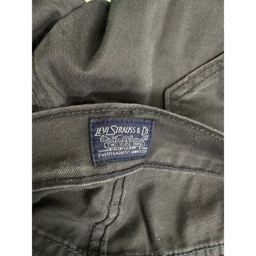 Levis Strauss & Co‎ Mens Straight Leg Jeans Faded Grey 36x32